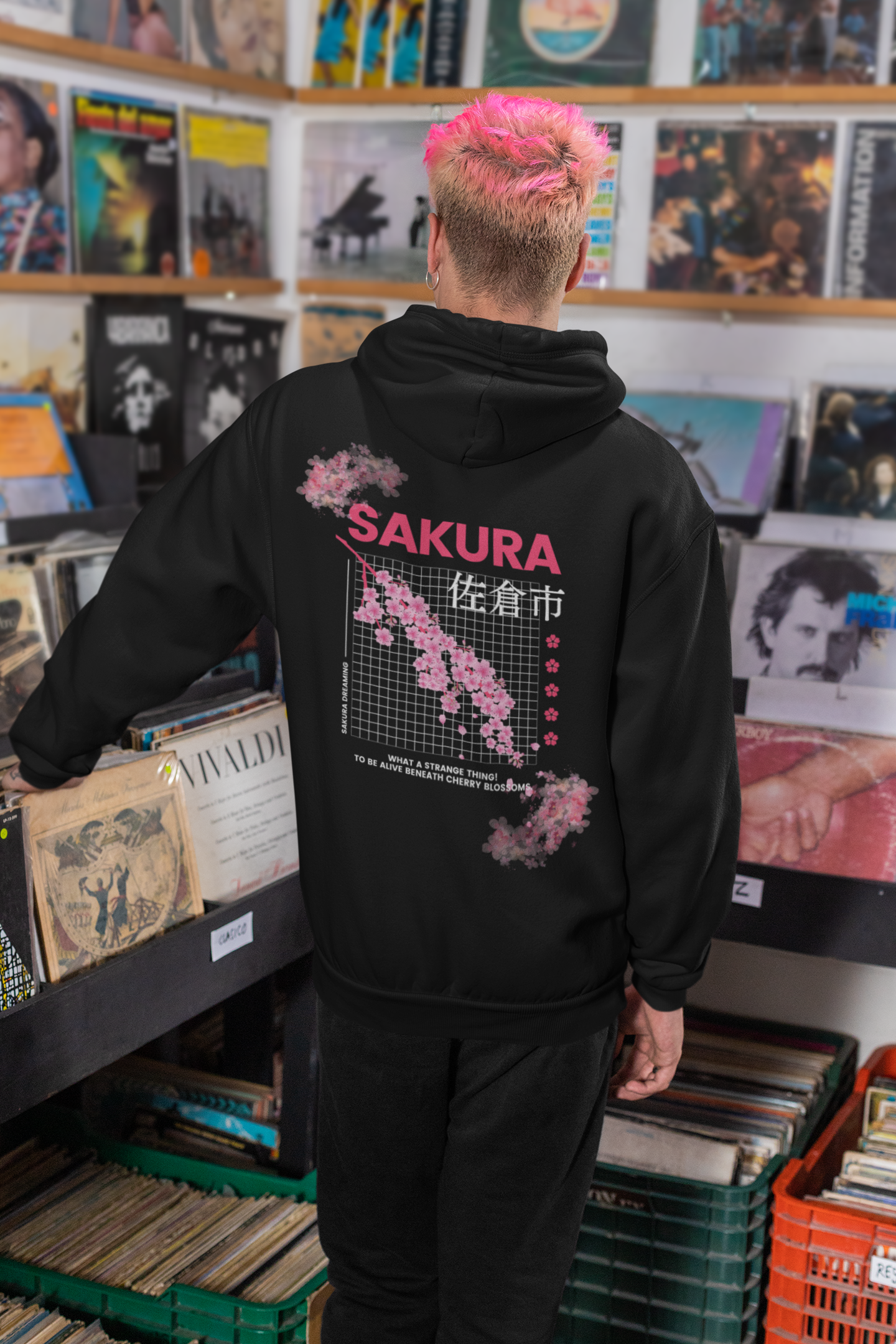 Sakura Oversized Hoodie