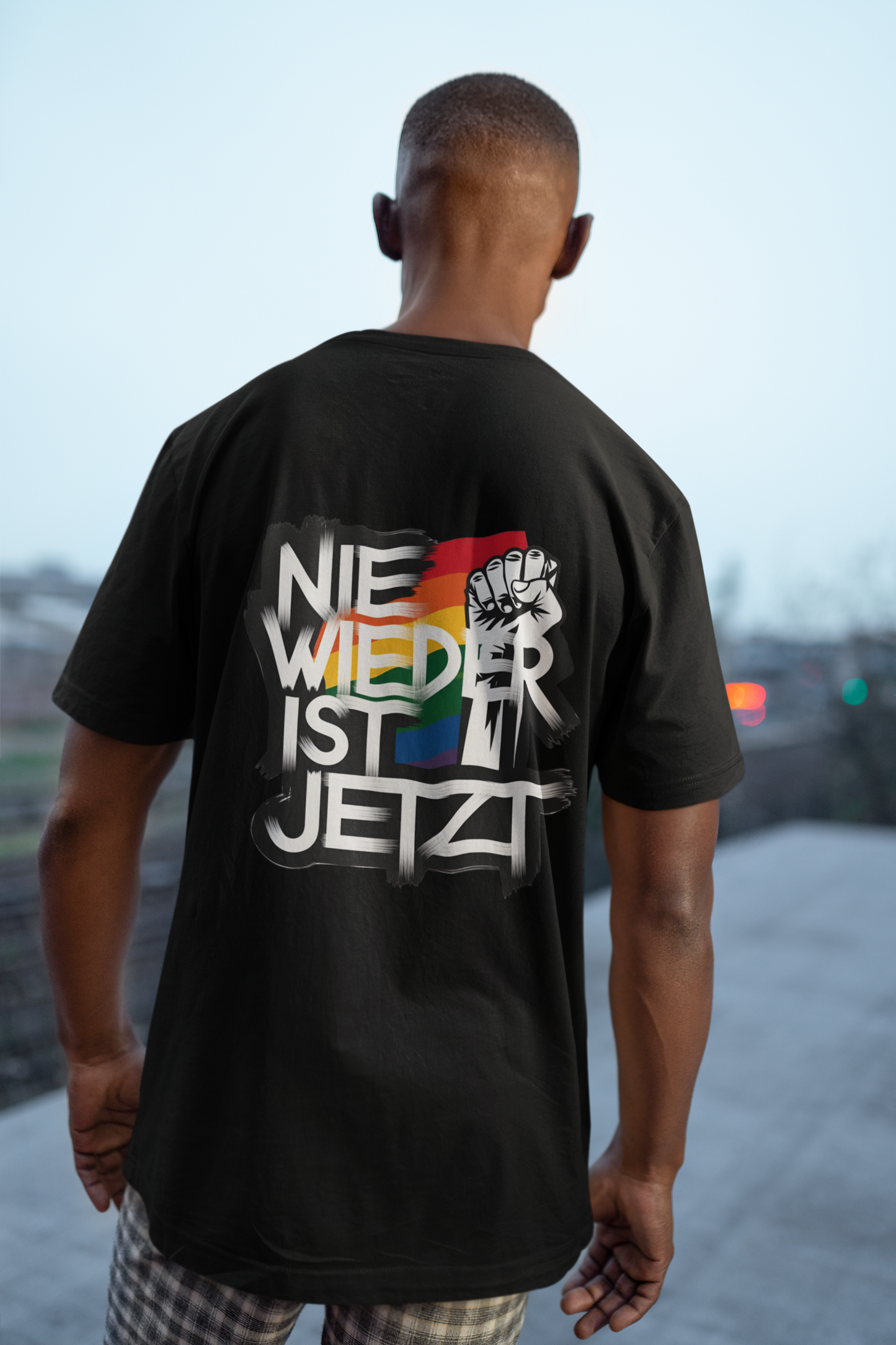 NIE WIEDER IST JETZT - Oversized Shirt