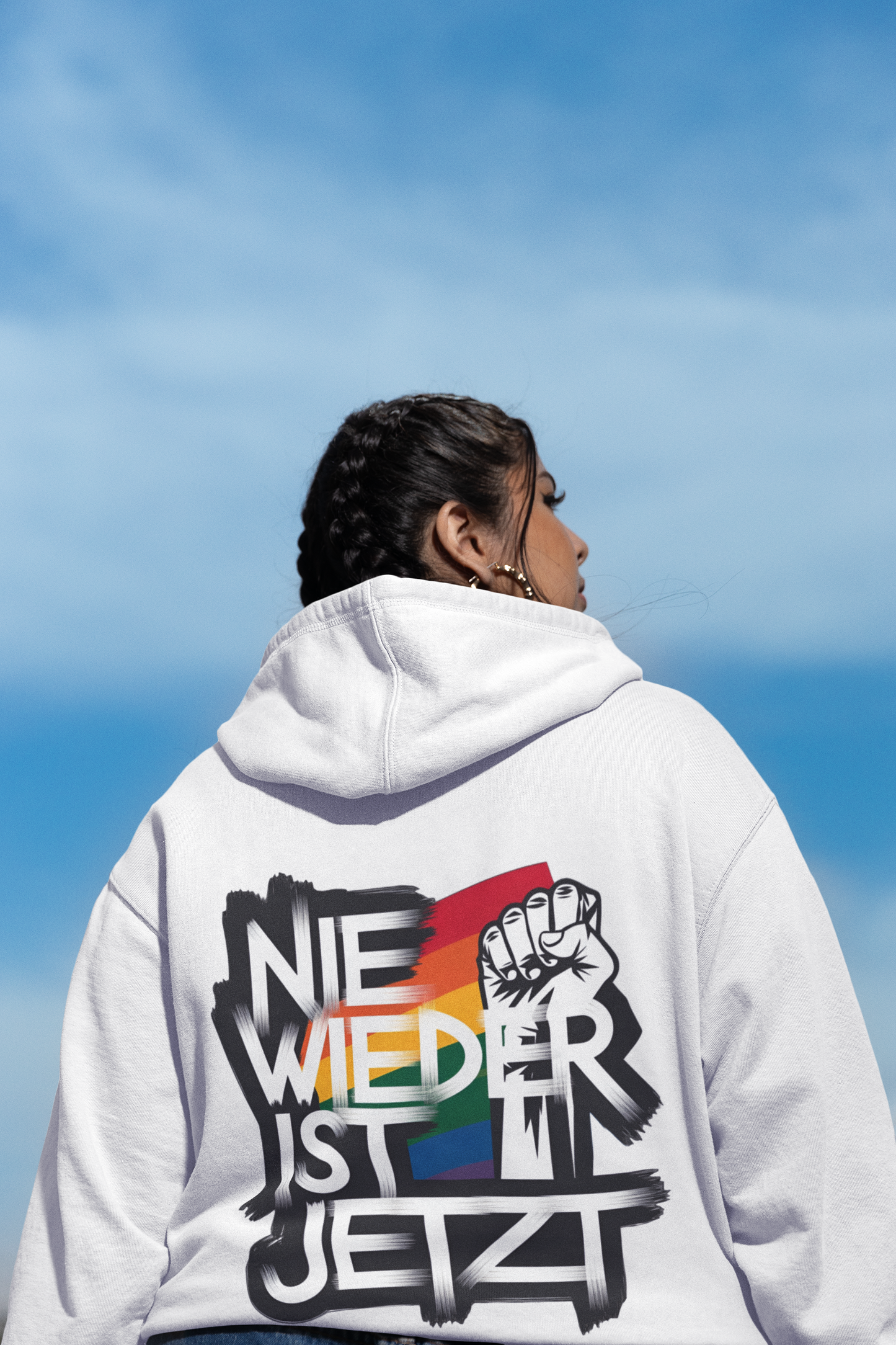 NIE WIEDER IST JETZT - Oversized Hoodie